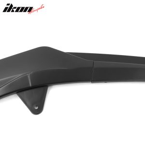 Fits 20-24 Toyota Corolla SE XSE Sedan Front Bumper Lip Spoiler Matte Black 3PCS - Image 5