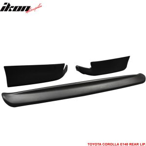 Fits 11-13 E140 Corolla S 10 & 10.5 Gen Conversion Rear Bumper Lip Sport PP - Image 4