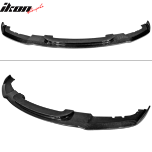 Fits 12-18 BMW F30 M Sport HM Style Front Bumper Lip - Carbon Fiber - Image 3