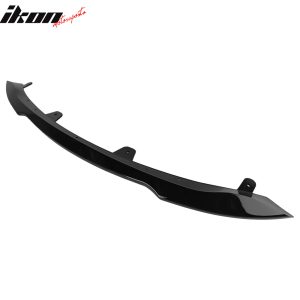 Fits 19-21 Toyota Corolla 5DR Front Bumper Lip Gloss Black ABS Spoiler Splitter - Image 4