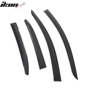 Fits 20-25 Toyota Corolla Sedan Window Visors Vent Rain Guard Deflectors Tape-On - Image 3