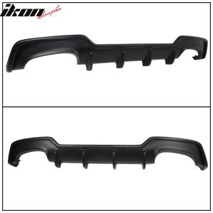 Fits 19-22 Corolla E210 Hatchback Matte Black Rear Diffuser & Bumper Splitter - Image 3