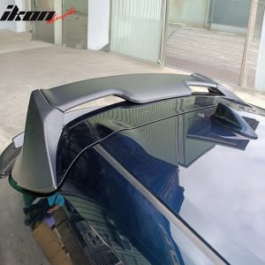 Fits 19-25 Toyota GR Corolla E210 Hatchback 5Dr 3PC Roof Spoiler Wing Unpainted - Image 4