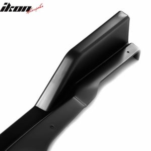 Fits 20-24 Toyota Corolla SE XSE C Style 3PCS Front Bumper Lip PP Matte Black - Image 5