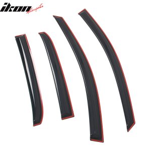 Fits 14-19 Toyota Corolla Sedan In-Channel Side Window Deflectors Rain Shade 4PC - Image 3