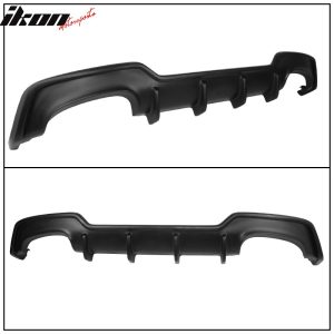 Fits 19-22 Toyota Corolla E210 Hatchback 5Dr T Style Matte Black Rear Diffuser - Image 4