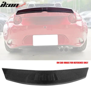 Closeout! Fits 16-25 Mazda MX-5 Miata ND Carbon Fiber CF Trunk Spoiler D Style - Image 6