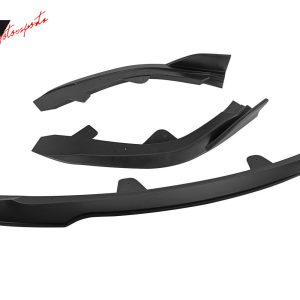 22-25 Toyota Corolla Auris E210 Hatchback 3PCS Front Bumper Lip Matte Black - Image 3
