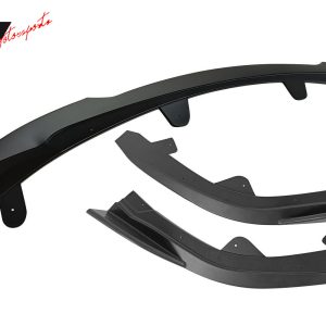 22-25 Toyota Corolla Auris E210 Hatchback 3PCS Front Bumper Lip Matte Black - Image 5