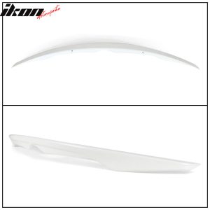 Fits 14-24 INFINITI Q50 OE Style Rear Trunk Spoiler Wing Lip Painted #QAB White - Image 5