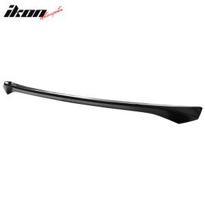 Fits 14-24 Infiniti Q50 AS Style Rear Trunk Spoiler Wing Lip Gloss Black ABS - Image 3