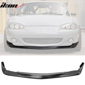 Fits 01-05 Mazda Miata MX-5 GV Style Front Bumper Lip Spoiler Unpainted Black PU - Image 6