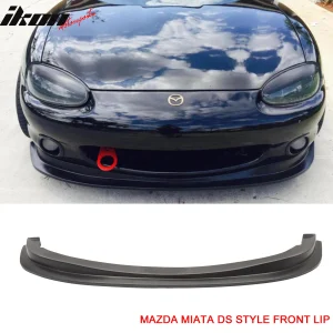Fits 99-00 Mazda Miata MX-5 DS Style PU Front Bumper Lip Spoiler Kit Unpainted - Image 6