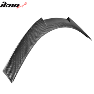 Fits 14-24 Infiniti Q50 Real Carbon Fiber Rear Trunk Spoiler Wing M4 Style - Image 5