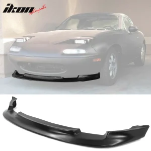 Fits 90-97 Mazda Miata MX5 GV Style Front Bumper Lip Spoiler Kit Unpainted PU - Image 6