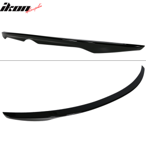 Fits 14-24 INFINITI Q50 OE Style Rear Trunk Spoiler Wing Lip Painted #KH3 Black - Image 3