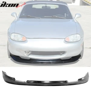 Fits 99-00 Mazda Miata MX-5 GV Style Front Bumper Lip Lower Spoiler Guard PU - Image 6