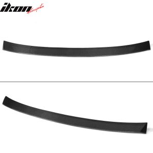 Fits 14-24 Infiniti Q50 V37 ST Style Rear Roof Spoiler Wing Real Carbon Fiber CF - Image 3