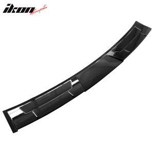 Fits 14-24 Infiniti Q50 V Style Gloss Black Rear Window Roof Spoiler Visor Wing - Image 5