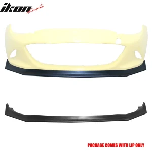 Fits 16-25 Mazda MX-5 Miata ND ND2 4th Gen JDM RF CS Style Front Bumper Lip PU - Image 6