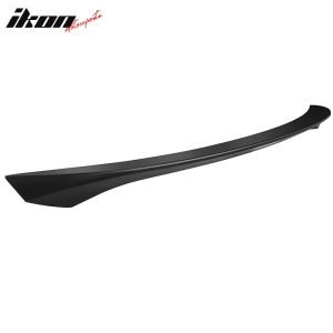 Fits 14-24 Infiniti Q50 AS Style Rear Trunk Spoiler Wing Lip Matte Black ABS - Image 3
