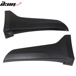 Fits 14-23 Infiniti Q50 2PCS Rear Bumper Lip Aprons Cap Fender Mud Flap Trim ABS - Image 3