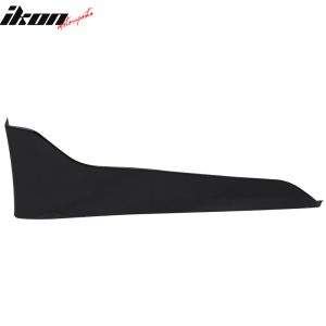 Fits 14-23 Infiniti Q50 2PCS Rear Bumper Lip Aprons Cap Fender Mud Flap Trim ABS - Image 4