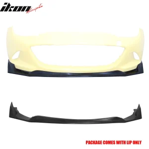 Fits 16-25 Mazda MX-5 Miata ND 4th IKON GV Style Front Bumper Lip PU Unpainted - Image 6