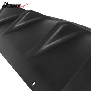 Fits 14-17 Infiniti Q50 JDM Sport Rear Bumper Diffuser Spoiler Lip Unpainted ABS - Image 4