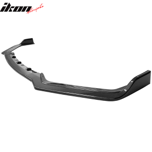 Fits 18-24 Infiniti Q50 Carbon Fiber Print Sport Front Bumper Lip Spoiler 3PC - Image 5