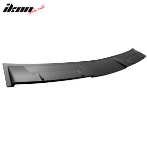 Fits 14-24 Infiniti Q50 V Style Matte Black Rear Window Roof Spoiler Visor Wing - Image 5