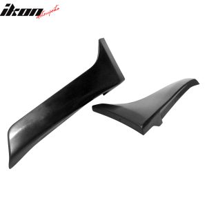 Fits 14-17 INFINITI Q50 OE Style Rear Bumper Lip Corner Aprons Splash Guards PU - Image 4
