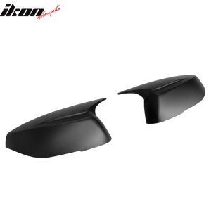 Fits 14-23 Infiniti Q50 Q60 Q70 QX30 Matte Black Rear View Side Mirror Cover Cap - Image 5