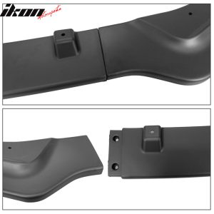 Fits 18-24 Infiniti Q50 Base Premium 3PC Front Bumper Lip Spoiler PP Matte Black - Image 5