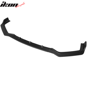 Fits 18-24 Infiniti Q50 Sport Front Bumper Lip Spoiler Splitter Matte Black 3PC - Image 3