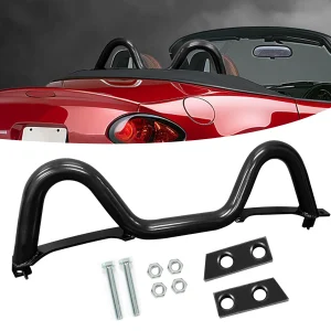 For 90-05 Mazda Miata MX-5 NA NB JDM Bolt On Roll Over Style Bar Twin Loop Cage - Image 6