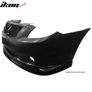 Fits 07-09 Nissan Altima 2-Door Coupe IKON DP Style Front Bumper Lip Splitter PU - Image 4