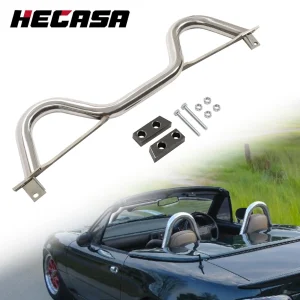 4-Point Stainless Steel Stabilize Support Roll Bar For Mazda Miata MX5 1990-2005 - Image 6