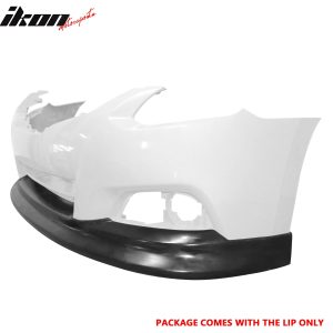 Fits 10-13 Nissan Altima Coupe 2Dr V Style Front Bumper Lip Spoiler Unpainted PU - Image 3