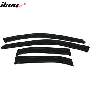 Fits 98-01 Nissan Altima Tape-On Window Visors Sun Rain Guards Deflectors 4PCS - Image 3