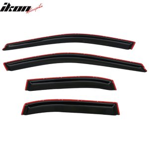 Fits 98-01 Nissan Altima Tape-On Window Visors Sun Rain Guards Deflectors 4PCS - Image 4