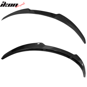 Fits 17-23 Tesla Model 3 IKON Style Rear Trunk Spoiler Wing - Carbon Fiber Print - Image 4