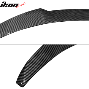 Fits 17-23 Tesla Model 3 IKON Style Rear Trunk Spoiler Wing - Carbon Fiber Print - Image 5