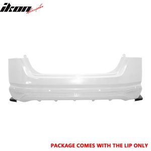 Fits 19-24 Nissan Altima IK Style Rear Bumper Lip Splitter Aero Kit Unpainted PU - Image 3