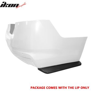Fits 19-24 Nissan Altima IK Style Rear Bumper Lip Splitter Aero Kit Unpainted PU - Image 4