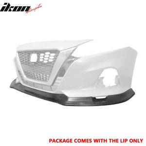Fits 19-22 Nissan Altima IKFM Style Front Bumper Lip Lower Spoiler Unpainted PU - Image 4