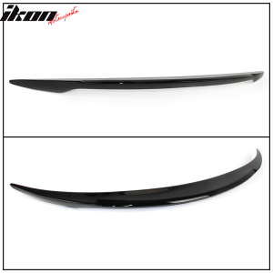 Fits 17-23 Tesla Model 3 IKON V Style Trunk Spoiler Painted #PBSB Eclipse Black - Image 4
