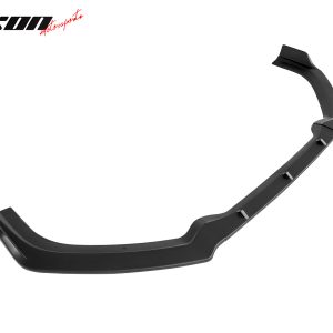 Fits 19-22 Nissan Altima Front Bumper Lip Matte Black Spoiler PP 3PC Splitter - Image 4