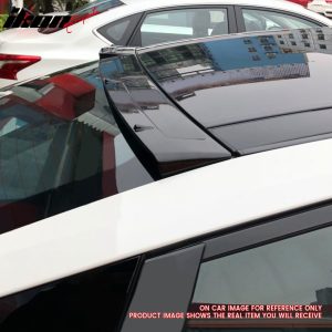 For 19-25 Nissan Altima IKON Rear Window Roof Spoiler Visor Wing Matte Black ABS - Image 3