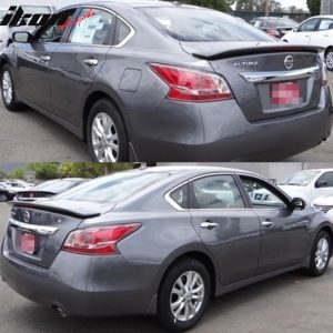 Fits 13-15 Nissan Altima OE Style Trunk Spoiler W/LED Brake Light Matte Black - Image 5